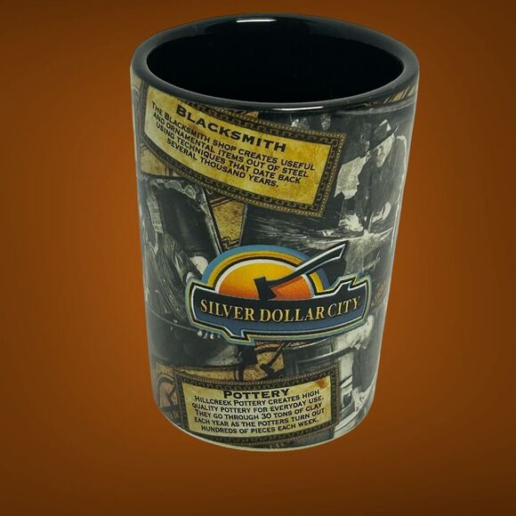Silver Dollar City Theme Park 4oz Ceramic Souvenir Cup Branson Missouri - Picture 12 of 15